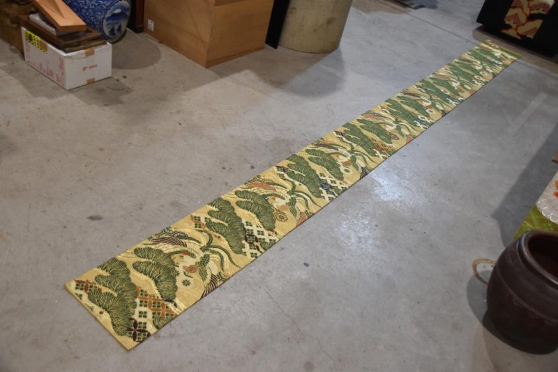 Vintage Japanese Maru Obi Sash Table Runner Width:4000mm - Image 5