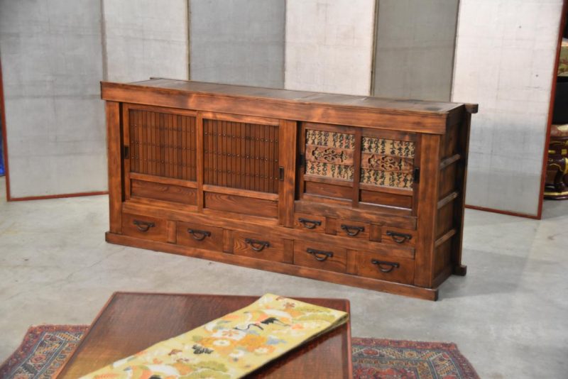 Antique Kitchen Chest Sideboard Width:1840mm