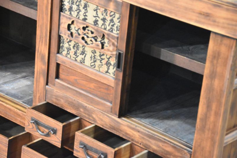 Antique Kitchen Chest Sideboard Width:1840mm - Image 3