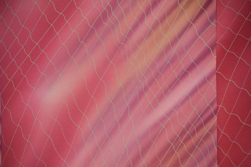 Pink and Mauve Japanese Silk Haori - Image 5