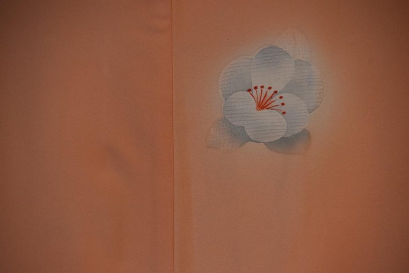 Cherry Blossom Design Japanese Silk Haori - Image 2