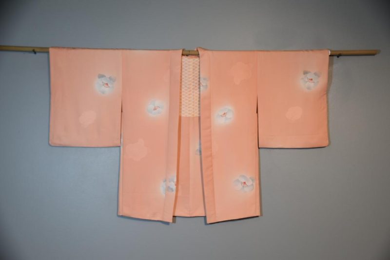 Cherry Blossom Design Japanese Silk Haori - Image 5