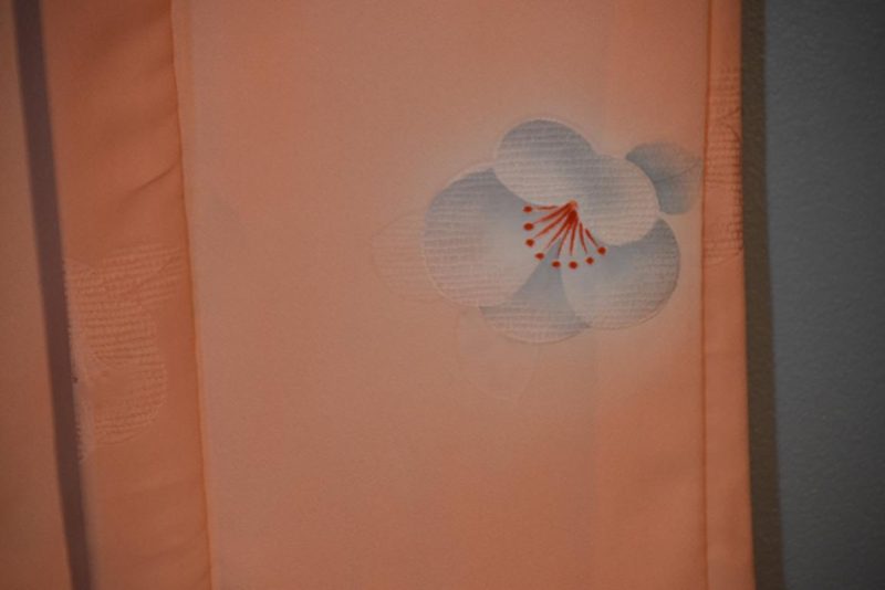 Cherry Blossom Design Japanese Silk Haori - Image 4