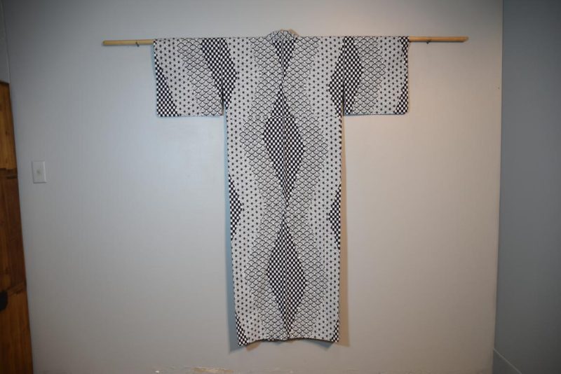 Blue and White Cotton Yukata