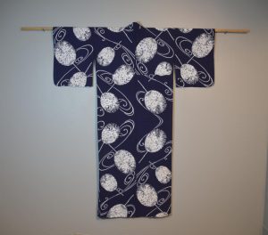 Blue and White Cotton Yukata