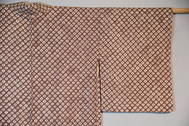 Japanese Silk Shibori Haori from Japan