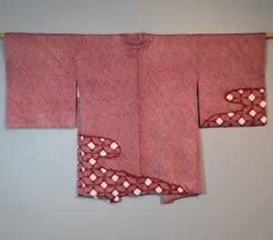 Japanese Silk Shibori Haori from Japan