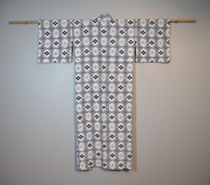 Blue and White Cotton Yukata