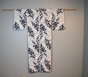 Blue and White Cotton Yukata