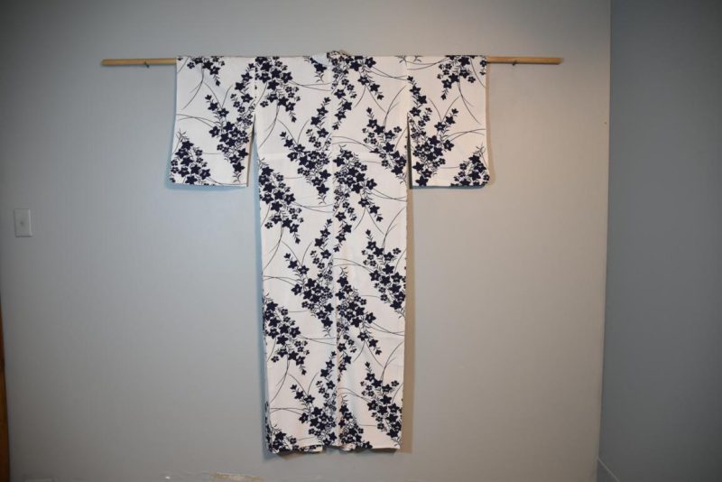 Blue and White Cotton Yukata