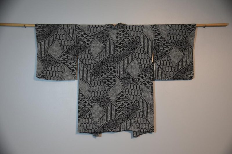 Shibori Pattern in Black and White  Copy