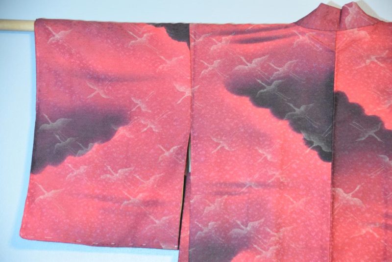 Vintage Silk Jacquard Haori Jacket - Image 7