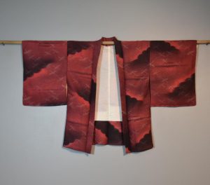 Vintage Silk Jacquard Haori Jacket