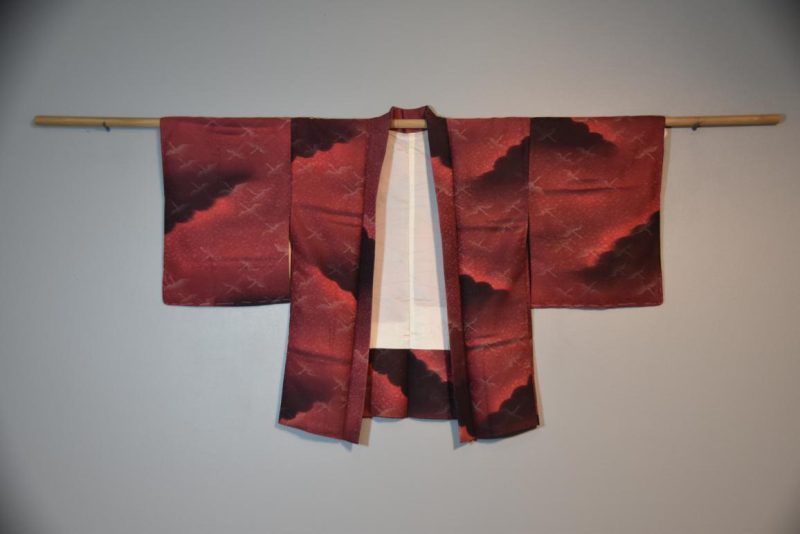 Vintage Silk Jacquard Haori Jacket