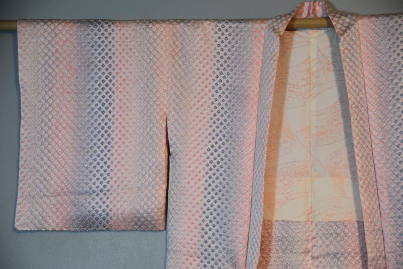 Vintage Shibori Silk Haori Jacket - Image 7