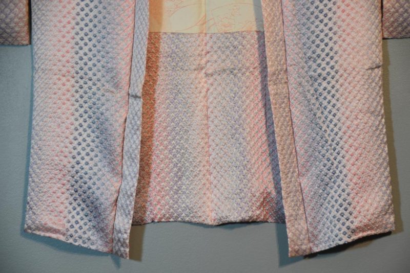 Vintage Shibori Silk Haori Jacket - Image 4