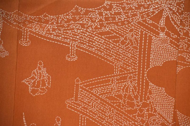 Vintage Silk Haori Jacket - Image 3