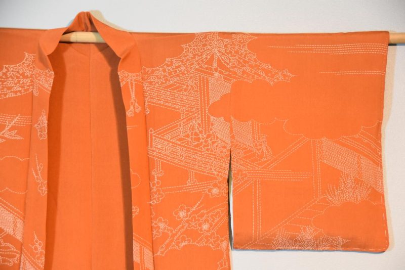 Vintage Silk Haori Jacket - Image 11