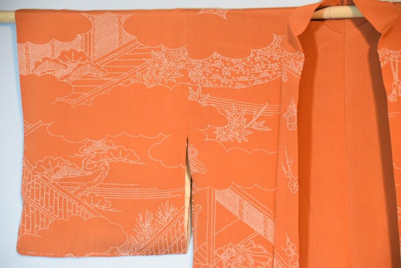 Vintage Silk Haori Jacket - Image 10