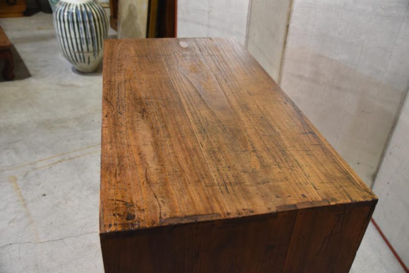 Antique 3 Drawer Clothing Chest Width:970mm - Image 7
