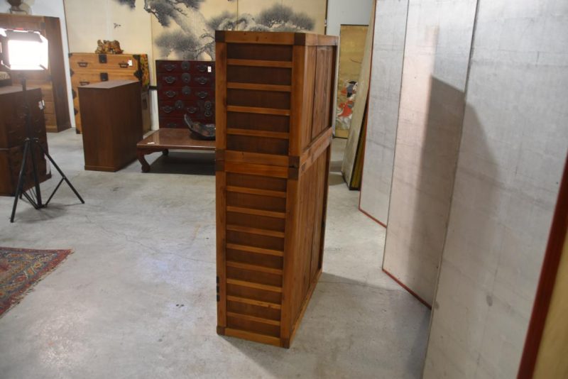 Antique Gifu Region Double Merchant Chest Width:830mm - Image 3