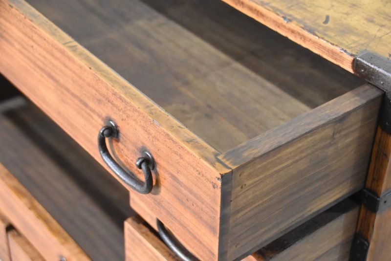 Choba Dansu Traditional Japanese Merchant Chest from Osaka Width:950mm - Image 10