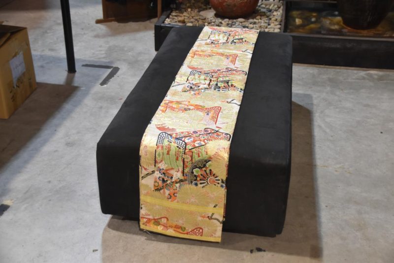 Vintage Maru Obi Sash Table Runner Width:4000mm