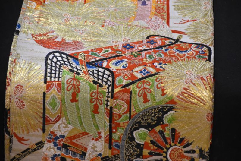 Vintage Maru Obi Sash Table Runner Width:4000mm - Image 2