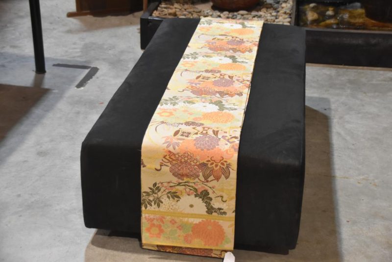Vintage Silk Sash Table Runner Width:4000mm