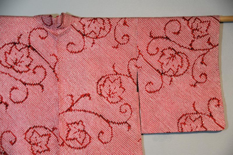 Japanese Shibori Silk Haori - Image 6
