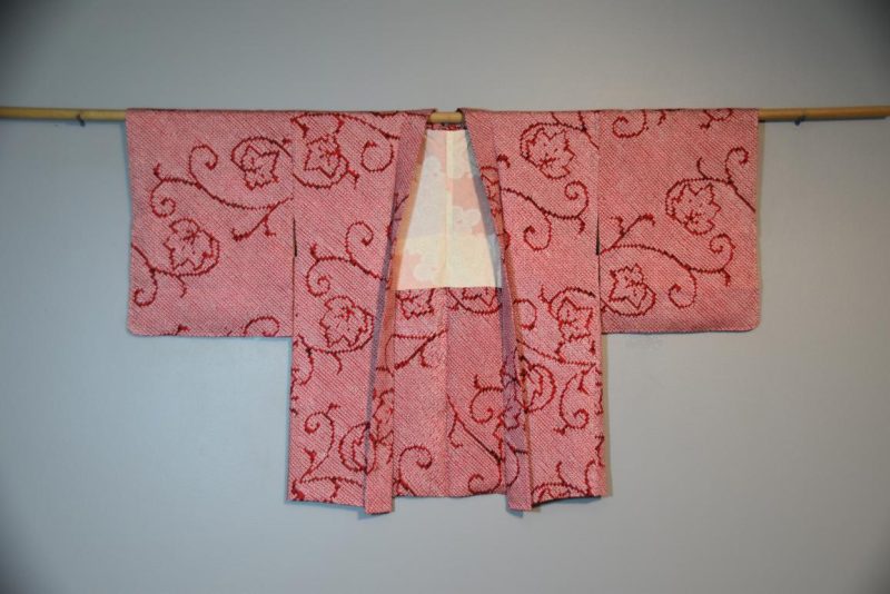 Japanese Shibori Silk Haori - Image 4