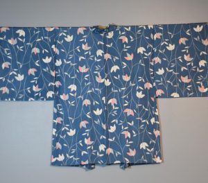 Blue Silk Japanese Haori