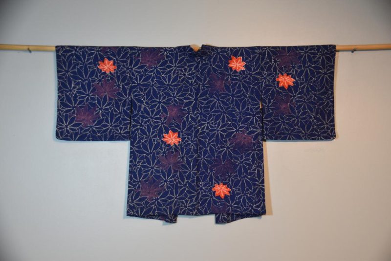 Blue Silk Japanese Haori