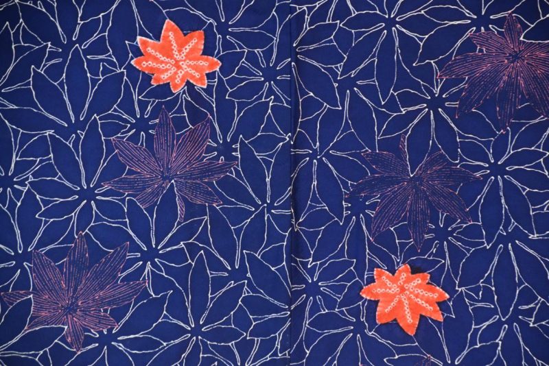 Blue Silk Japanese Haori - Image 5