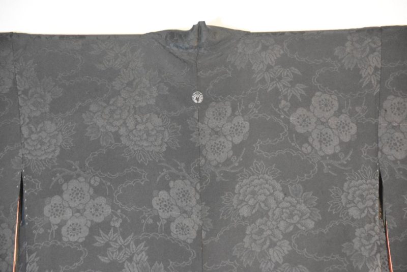 Black Silk Japanese Haori - Image 2