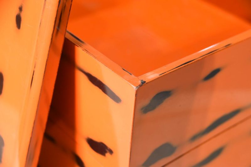 Negoro Lacquer Jubako Stacking Box Width:242mm - Image 7