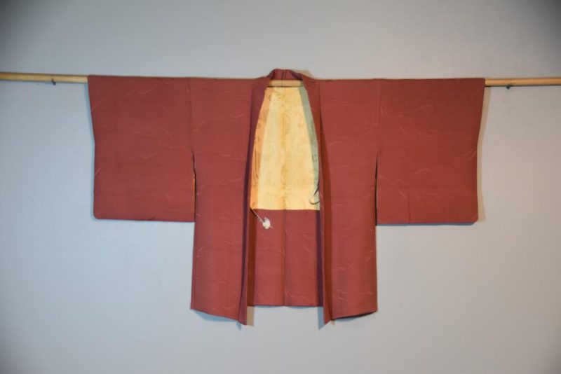 Vintage Silk Jacquard Haori Jacket