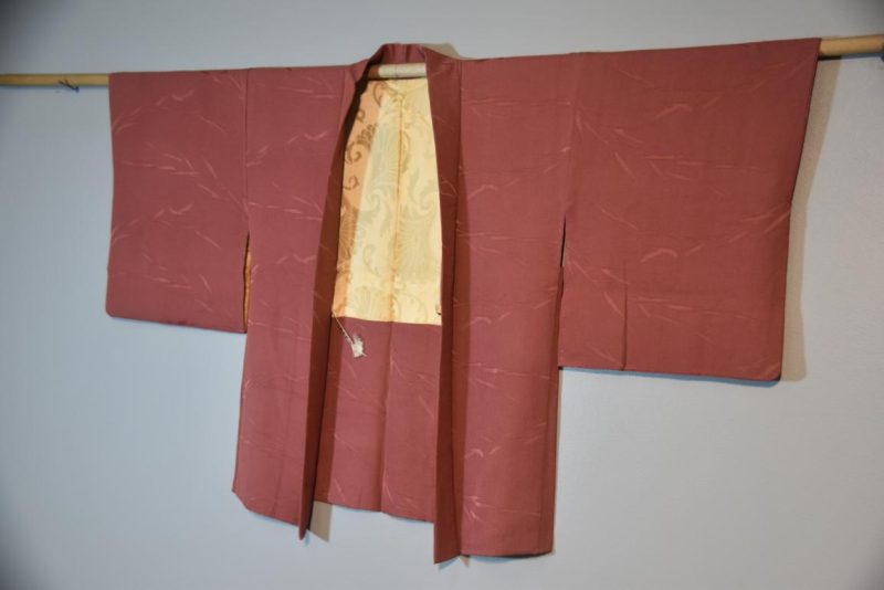 Vintage Silk Jacquard Haori Jacket - Image 6