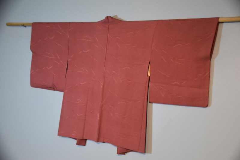 Vintage Silk Jacquard Haori Jacket - Image 3
