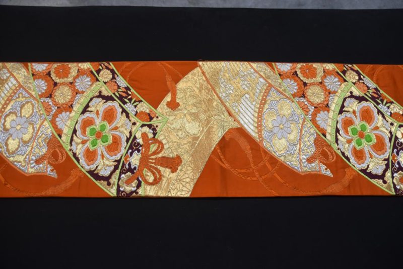 Japanese Brocade Obi Sash - Image 6