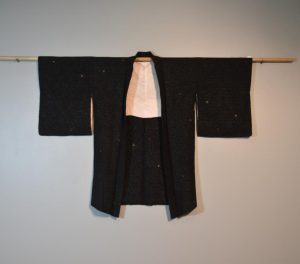 Vintage Silk Jacquard Haori Jacket