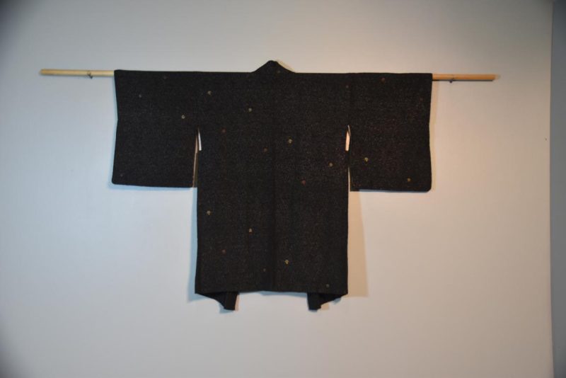 Vintage Silk Jacquard Haori Jacket - Image 4