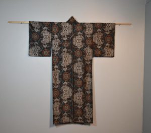 Japanese Silk Ikat Kimono