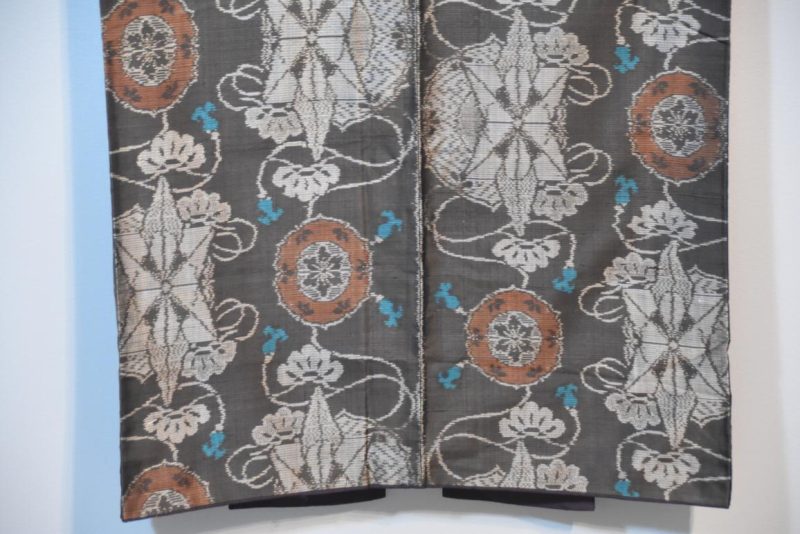 Japanese Silk Ikat Kimono - Image 8