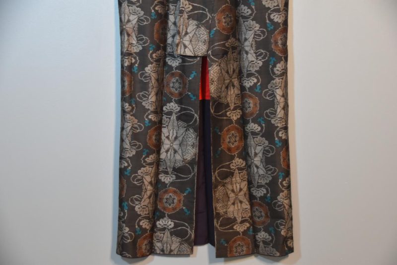 Japanese Silk Ikat Kimono - Image 5
