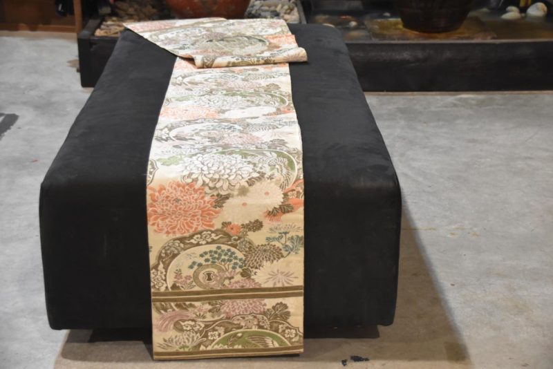 Japanese Maru Silk Obi - Image 7