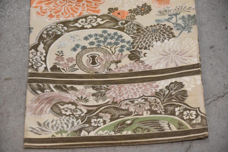 Japanese Maru Silk Obi - Image 4