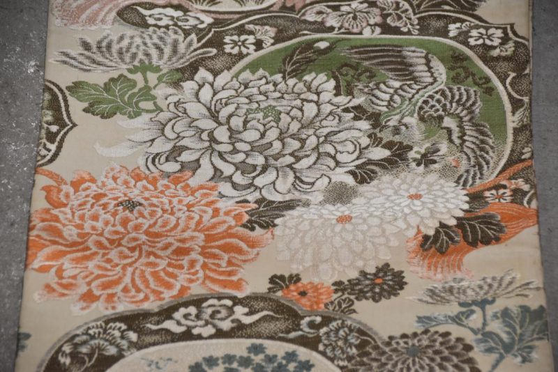 Japanese Maru Silk Obi - Image 3