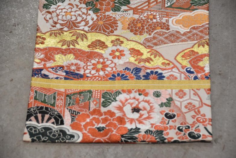 Japanese Maru Silk Obi - Image 11