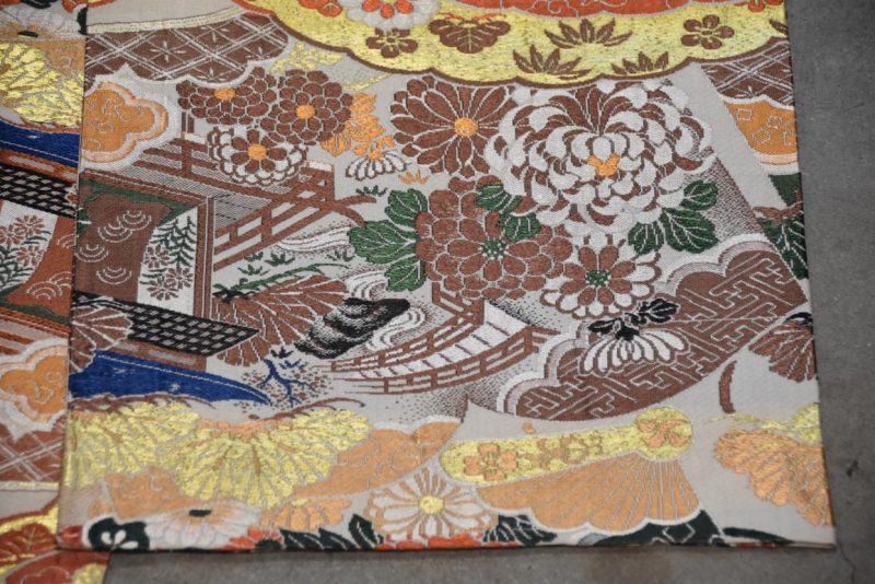 Japanese Maru Silk Obi - Image 8